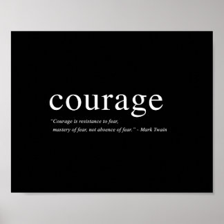 Póster Courage - 8"x10" Art Print