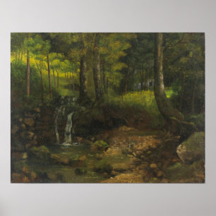 Póster Courbet - Bosque