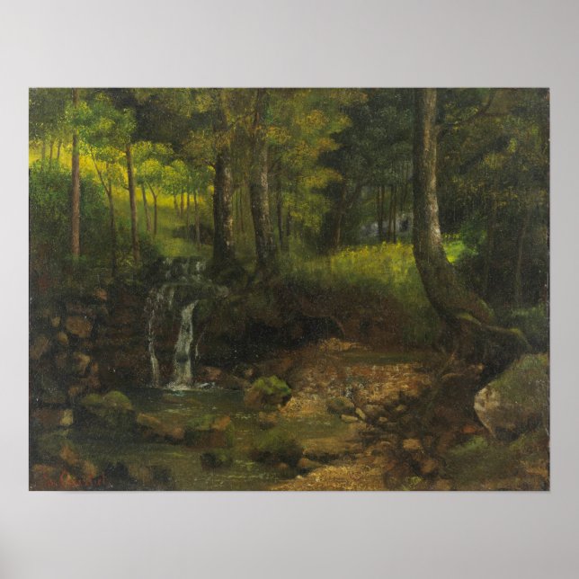 Póster Courbet - Bosque (Frente)
