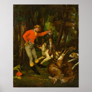 Póster Courbet - Después de la caza