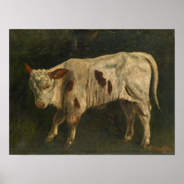 Póster Courbet - El Calf (Frente)