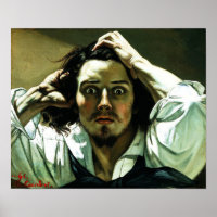 Courbet El Desesperado Poster