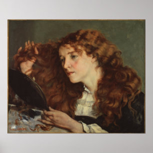 Póster Courbet - Jo El Hermoso Chica Irlandés