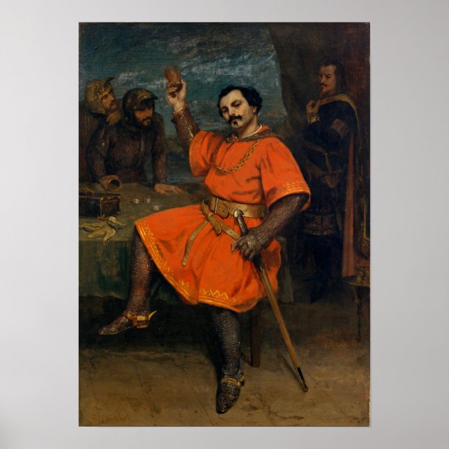 Póster Courbet - Louis Gueymard As Robert Le Diable (Frente)