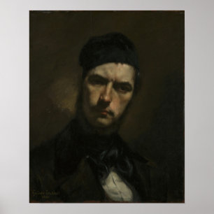 Póster Courbet - Retrato De H. J. Van Wisselingh