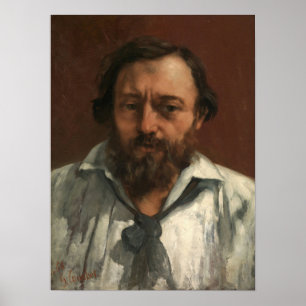Póster Courbet - Retrato De Pierre Dupont 1868