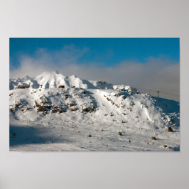 Póster Courchevel 1850 3 Valles Alpes franceses Francia