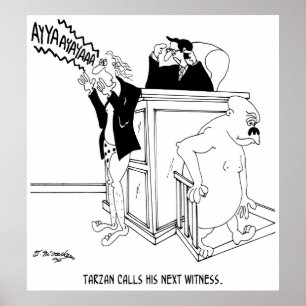 Póster Court Cartoon 5490