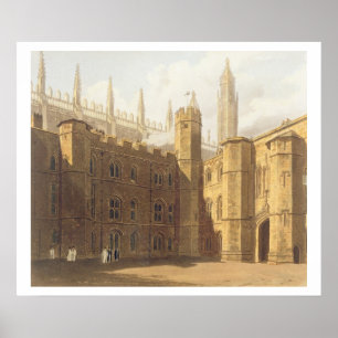 Póster Court of King's College, Cambridge, de 'The Hist