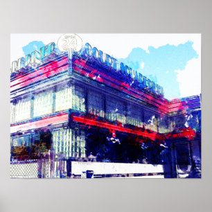 Póster Court Square Diner New York