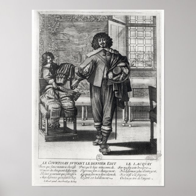 Póster Courtier tras el último edicto real (Frente)