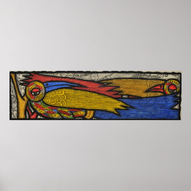 Póster Courting Birds (Frente)