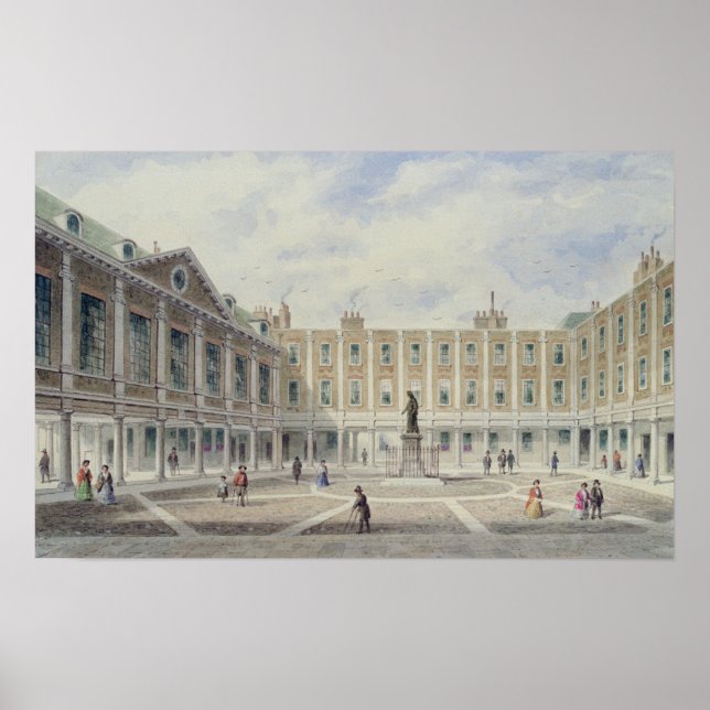 Póster Courtyard of St. Thomas's Hospital (Frente)