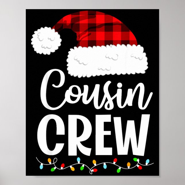 Póster Cousin Crew Christmas Kids Cousins Christmas Match (Frente)