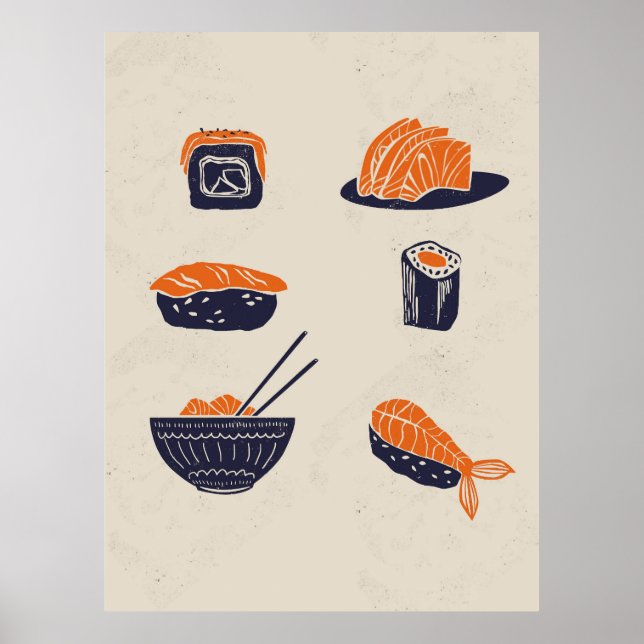 Póster Cousine japonés (Frente)