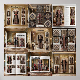 Póster Couture albanesa protegida por la UNESCO