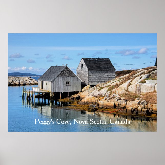 Póster Cove de Peggy, Nueva Escocia, Canadá (Frente)