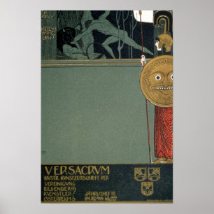 Póster Cover of Ver Sacrum the journal of the
