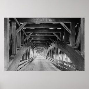 Póster Covered Bridge