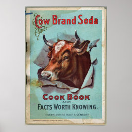 Póster Cow Brand Soda