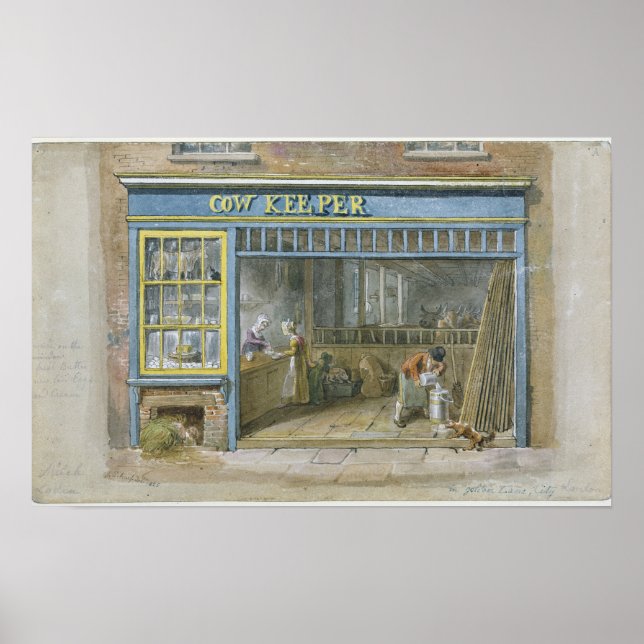 Póster Cow Keeper, 1825 (Frente)