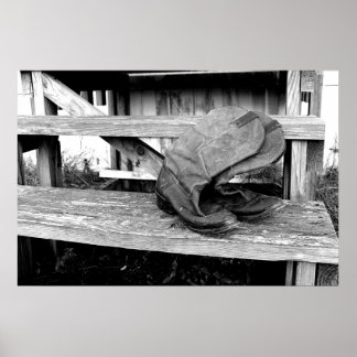 Póster Cowboy Boots