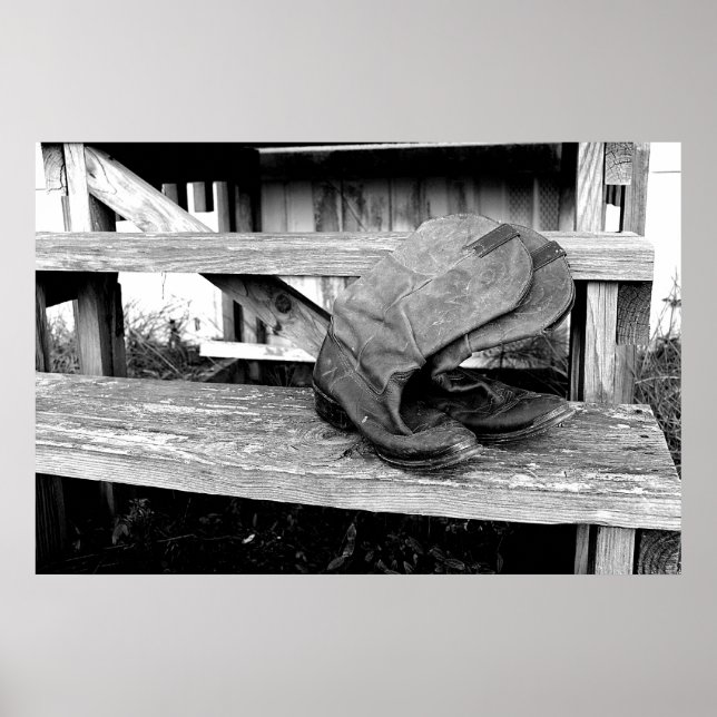 Póster Cowboy Boots (Frente)