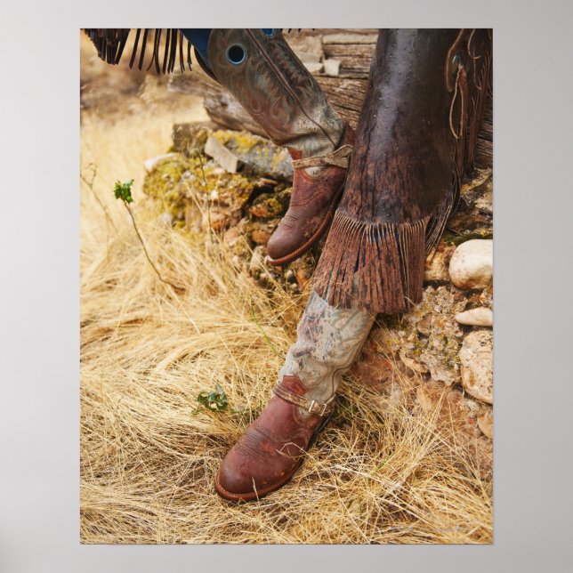 Póster Cowboy boots 2 (Frente)