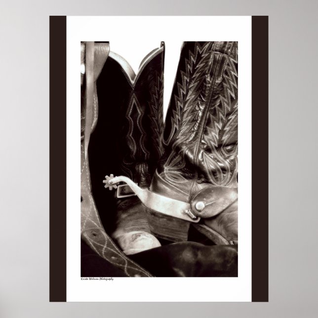 Póster Cowboy Boots Poster (Frente)