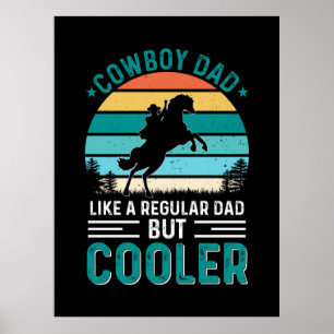 Póster Cowboy Dad