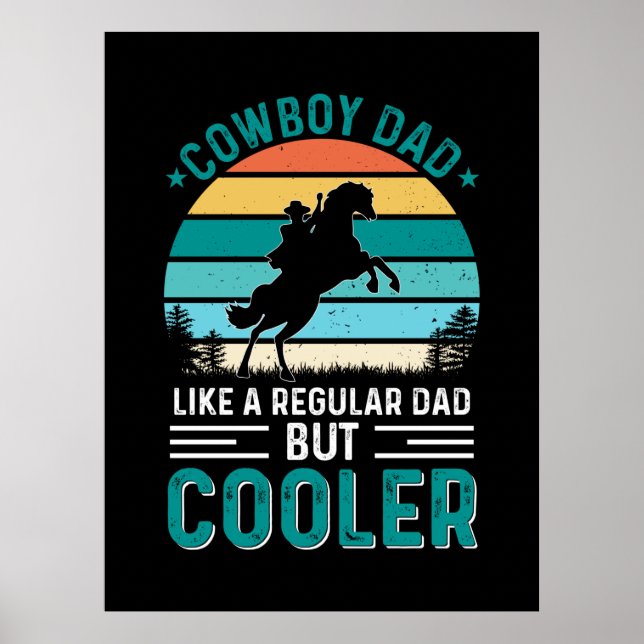 Póster Cowboy Dad (Frente)