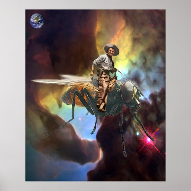 Póster Cowboy espacial (Frente)