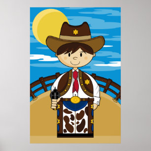 Póster Cowboy Gunslinger Poster