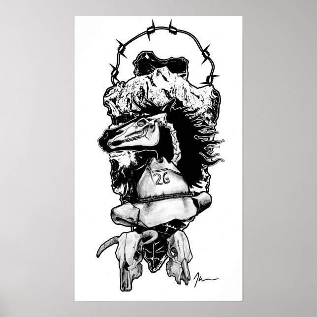 Póster Cowboy Hunter (Frente)