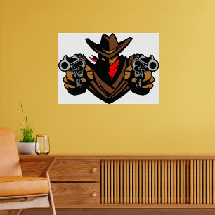 Póster Cowboy Outlaw