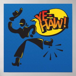 Póster Cowboy pop art - primary