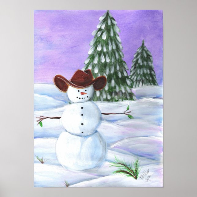 Póster Cowboy Snowman (Frente)