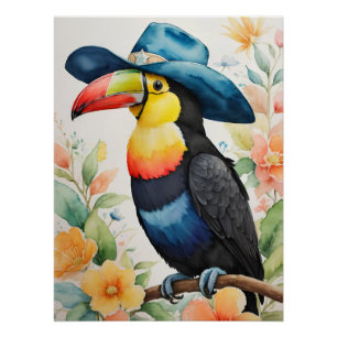 Póster Cowboy Toucan