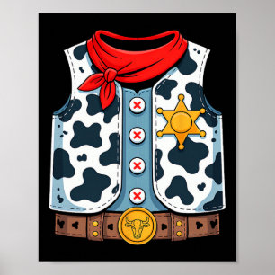 Póster Cowboy Vest Western Sheriff Costume Guay Easy Hall