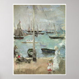 Póster Cowes del oeste, isla del Wight, Berthe Morisot