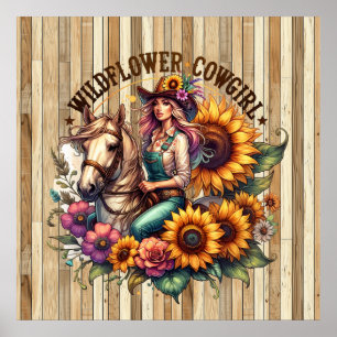 Póster Cowgirl