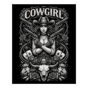 Póster Cowgirl de Hierro
