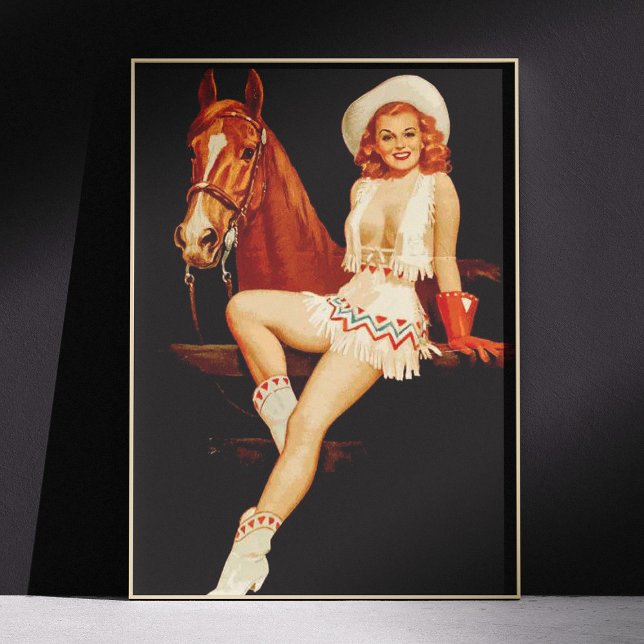 Póster Cowgirl Pin Up (Subido por el creador)
