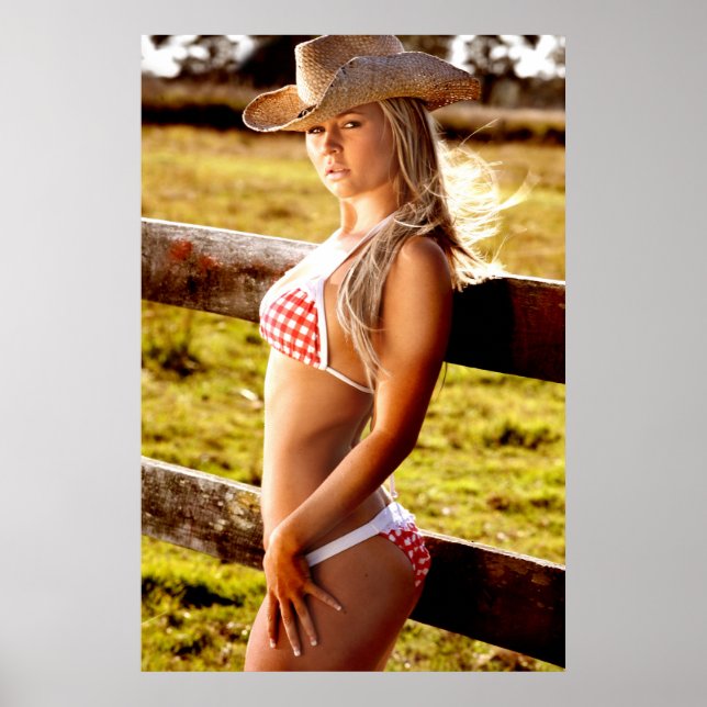 Póster Cowgirl Ranch (Frente)