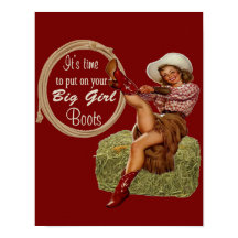 Cowgirl Se Puso En Tus Grandes Boots Chicas