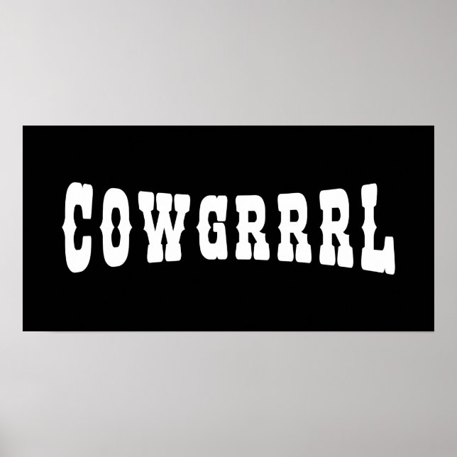 PÓSTER COWGRRRL (Frente)