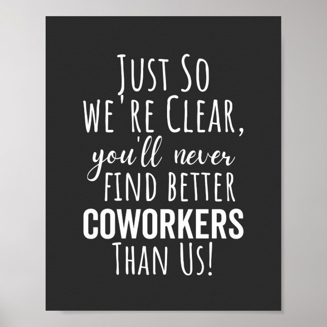 Póster Coworker Goodbye | Traslado de trabajadores | Sali (Frente)