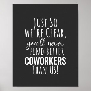 Póster Coworker Goodbye   Traslado de trabajadores   Sali