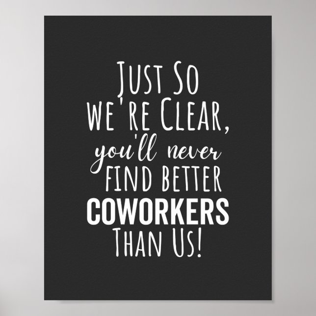 Póster Coworker Goodbye | Traslado de trabajadores | Sali (Frente)