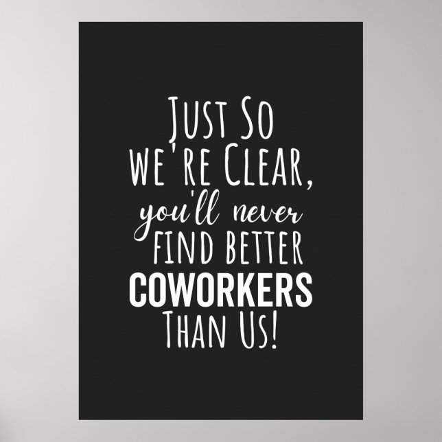 Póster Coworker Goodbye | Traslado de trabajadores | Sali (Frente)
